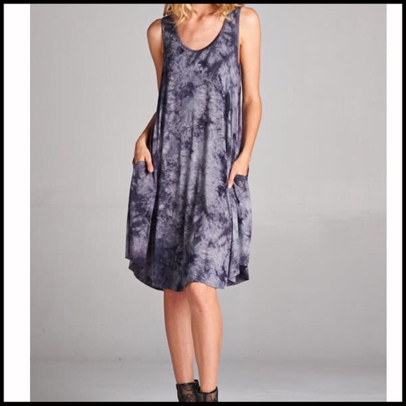 Soft Tie-Dye Dress - Picture 7 of 8